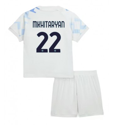 Inter Milan Henrikh Mkhitaryan #22 Replica Away Stadium Kit for Kids 2025-26 Short Sleeve (+ pants)